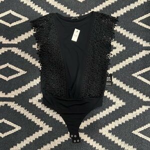 Express body suit with lace detail